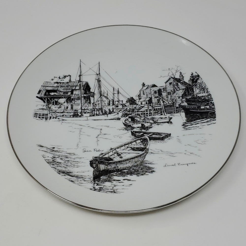Gorham Limited Edition Lionel Barrymore "SAN PEDRO" Plate